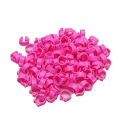 100Pcs Pigeon Leg Poultry Dove Bird Chicks Duck Parrot Clip Rings Band Foot Ring Pigeon Supplies Inner Diameter 8mm Width 5mm