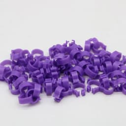 100Pcs Pigeon Leg Poultry Dove Bird Chicks Duck Parrot Clip Rings Band Foot Ring Pigeon Supplies Inner Diameter 8mm Width 5mm