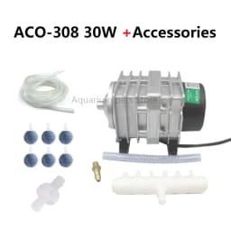 220V Hailea ACO-208 308 318 Electromagnetic Air Compressor Portable Koi Fish Tank Bubble Aquarium Air Pump Pond Aerator