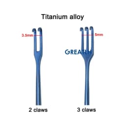 GREATLH Ophthalmic Surgical Instrument Ophthalmology Pulling Hooks Lacrimal Sac Retractor Pet Surgical Instruments
