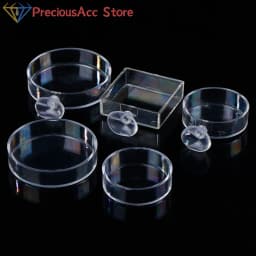 Aquarium Feeder Acrylic Transparent Fish Round Square Dishes Shrimp Food Box Fish And Shrimp Feeding Accessories