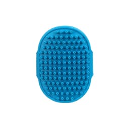 Cat Grooming Comb Dog Bath Brush Pet Grooming Shedding Soothing Massage Rubber Bristles Comb with Adjustable Ring Handle
