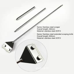 Aquarium Stainless Steel Fish Tank Algae Scraper Blade Aquatic Water Live Plant Glass Cleaner