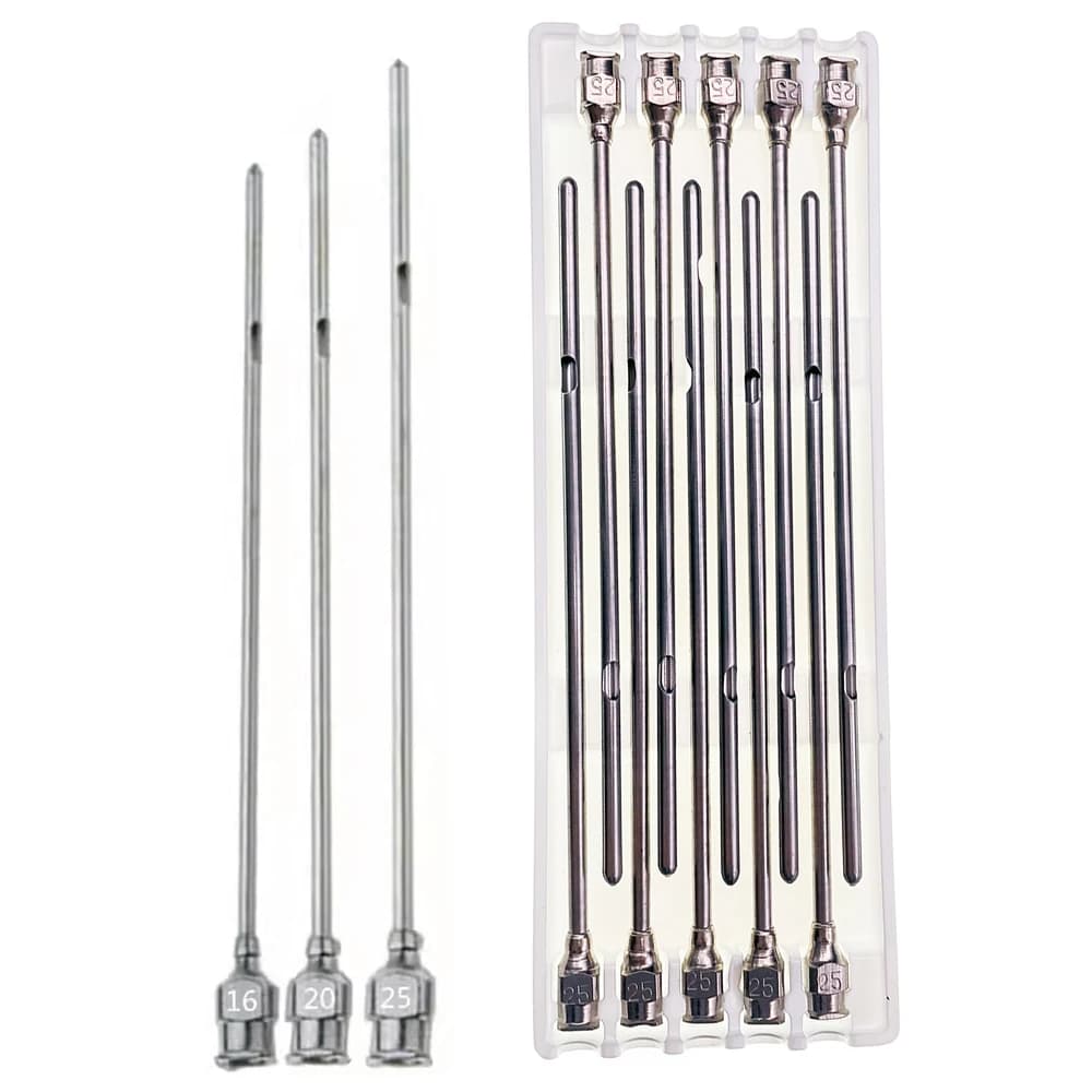 Cow Teat Milk Passing Needle Mastitis Injection Udder Infusion Ruminal Puncture Stainless Steel Trocar And Cannula Treatment