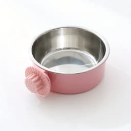 Dog Bowl Anti-tip Fixed Hanging Dog Bowl Dog Cage Stainless Steel Drinking Bowl Pet Bowl Pet Supplies