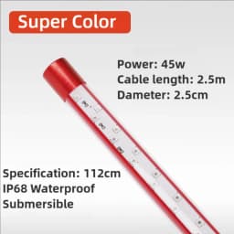 Mayin Super Colour Arowana Brightening Lamp IP68 Waterproof Submersible Aquarium Fish Tank LED Light 26-172CM
