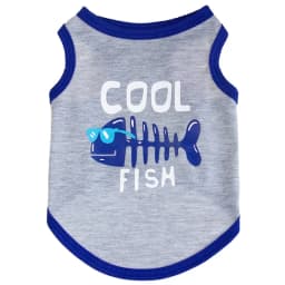 Summer Cotton Pet Vest for Small Dogs Cats Letter Print Dog T-shirts Puppy Clothing