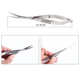 VIV Aquatic Stainless Steel Plant Scissors Tweezers Cleaning Tool ADA Quality
