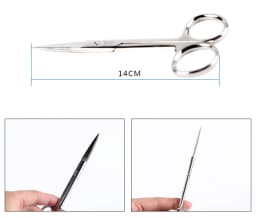 VIV Aquatic Stainless Steel Plant Scissors Tweezers Cleaning Tool ADA Quality