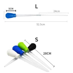 Lengthen 54cm Fish Tank Feces Cleaning Straw Siphon Water Changer Aquarium Cleaner Dropper Aquarium Accessories Cleaning Tools