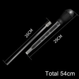 Lengthen 54cm Fish Tank Feces Cleaning Straw Siphon Water Changer Aquarium Cleaner Dropper Aquarium Accessories Cleaning Tools