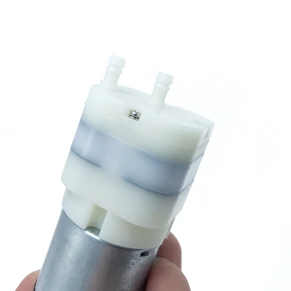 DC 3.7V 6V 12V  Large Flow 330L/H Mini Vacuum Pump 528 Carbon Brush Motor Pump Oxygen Pump 5.5 L/min Disinfection Gun Air Pump