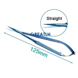 Autoclavable Straight Curved Needle Holding Pliers Scissors Ophthalmic Tweezers Ophthalmic Instrument Titanium Alloy