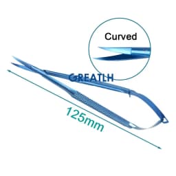 Autoclavable Straight Curved Needle Holding Pliers Scissors Ophthalmic Tweezers Ophthalmic Instrument Titanium Alloy