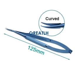 Autoclavable Straight Curved Needle Holding Pliers Scissors Ophthalmic Tweezers Ophthalmic Instrument Titanium Alloy