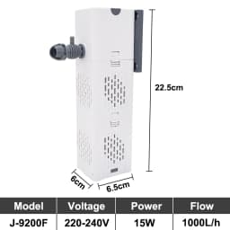 Aquarium Filter Pump Fish Tank Submersible Silent Air Oxygen Aerator Internal Water Pump Aquarium Air Pump Wave Maker 220v