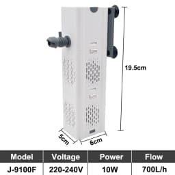 Aquarium Filter Pump Fish Tank Submersible Silent Air Oxygen Aerator Internal Water Pump Aquarium Air Pump Wave Maker 220v