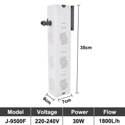 Aquarium Filter Pump Fish Tank Submersible Silent Air Oxygen Aerator Internal Water Pump Aquarium Air Pump Wave Maker 220v