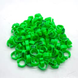 100 Pcs/set Inner Diameter 8mm Pigeon Leg Poultry Dove Bird Parrot Clip Rings Band Foot Ring Pigeon Supplies Bird Appliances