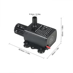 Ultra-quiet Mini Brushless Water Pump 12V 5W Waterproof Anti-vibration Submersible Fountain Aquarium Circulating
