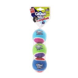 Pet Dog Squeaky Tennis Ball Interactive Dog Toys High Bounce Sound Rubber Ball  for Small Medium Dogs Training Outdoor Play Ball