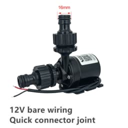 Water Pump 12v High Pressure Ultra Quiet Solar DC 24V Lift 5M 800L/H Brushless Motor Submersible Water Pumps Quick Break Joint