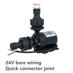 Water Pump 12v High Pressure Ultra Quiet Solar DC 24V Lift 5M 800L/H Brushless Motor Submersible Water Pumps Quick Break Joint
