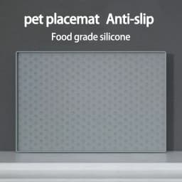 Pet Placemat Cat Dog Drinking Feeding Placemat Feeder Mats Cat Feed Mat Dog Food Bowl Mat Silicone Waterproof Pet Bowl Pad