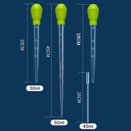 Aquarium Siphon Lengthen Pipettes Fish Tank Vacuum Cleaner Simple Cleaning Tool for Aquarium Water Changer 29cm 54cm 30ml 50ml