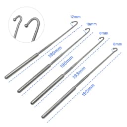 Uterine hook Animal Ovariectomy Spay Snook Dogs Cats Veterinary Orthopedic Instruments 1pc