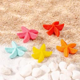 7pcs Resin Cute Mini Starfish Crafts For Fish Tanks, Aquariums, Ponds, Simulated Starfish Decorative Ornament For Fish Tank
