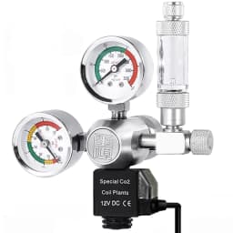 ZRDR DIY Aquarium CO2 Regulator Solenoid Valve Kit Check Valve Fish Tank CO2 Control System Reaction CO2 Pressure Reducing Valve