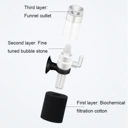 Purifier Small Aquarium Media Filter Multi Layer Filter Ultra-quiet Fish Tank Filter
