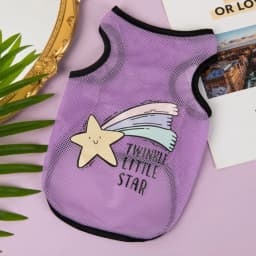 Cute Summer Polyester Fibre Cool Breathable Cat Costume Cat T-shirt Puppy Vest Dog Clothes