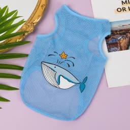 Cute Summer Polyester Fibre Cool Breathable Cat Costume Cat T-shirt Puppy Vest Dog Clothes