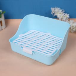 Pet Rabbit Large Drawer Toilet Anti-Overturning Fixed In Cage Small Animal Guinea Pig Adult Hamster Easy Clean Potty Trainer