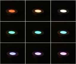 Remote Controlled IP68 Waterproof Aquarium Submersible Fish/Turtle Tank Air Stone Bubble Led Light RGB Underwater Lighting Decor