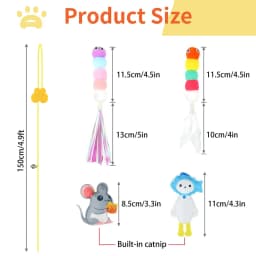 Cat Toys Swing Sticky Disc Elastic Hanging Door Teasing Rope Long Rope Teasing Cat Toy Cat Accessories Pet Kitten Toy