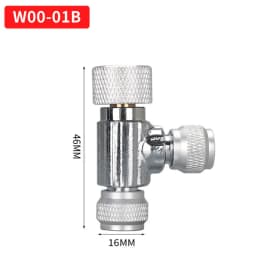 ZRDR high quality needle valve regulator suit 4*6mm co2 special tube for aquarium fish tank co2 systemCarbon dioxide fine-tuning