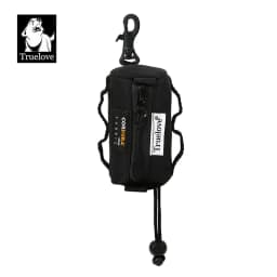 Truelove Pet Dog Adjustable Small Bag Dispenser Canine Poop Bag Holder with Carabiner Suitable for All Dog Leashes Walk TLB2012