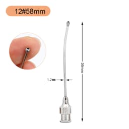 1Pcs Stainless Steel Birds Feeding Syringe Tube Nozzle Feeding Tools Rats Mice/Parrots/Birds/Poultry/Pets Elbow Gavage Needles