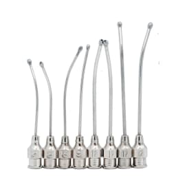 1Pcs Stainless Steel Birds Feeding Syringe Tube Nozzle Feeding Tools Rats Mice/Parrots/Birds/Poultry/Pets Elbow Gavage Needles