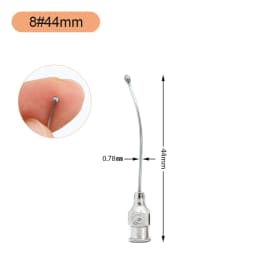 1Pcs Stainless Steel Birds Feeding Syringe Tube Nozzle Feeding Tools Rats Mice/Parrots/Birds/Poultry/Pets Elbow Gavage Needles