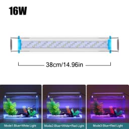 18~70CM Super Bright Lamp LED Aquarium Light For Aquatic Plant Fish Tank Extensible Clip Lamp 90~260V