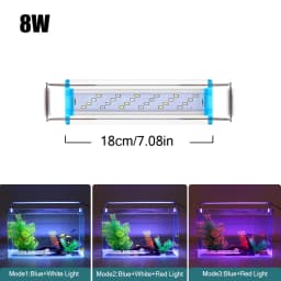 18~70CM Super Bright Lamp LED Aquarium Light For Aquatic Plant Fish Tank Extensible Clip Lamp 90~260V