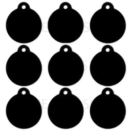 Wholesale 100pcs Dog Pet ID Tags Pendant Plate Lost Tag Puppy Cat Name Address Lable Round Collar Keyrings Accessories