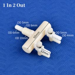 2/3/4/5/6Way Aquarium Air Pump Hose Splitter Oxygen Pipe Distributor Fish Tank Aeration Tube Air Flow Control Valve Accessories