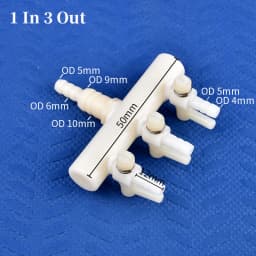 2/3/4/5/6Way Aquarium Air Pump Hose Splitter Oxygen Pipe Distributor Fish Tank Aeration Tube Air Flow Control Valve Accessories