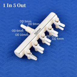 2/3/4/5/6Way Aquarium Air Pump Hose Splitter Oxygen Pipe Distributor Fish Tank Aeration Tube Air Flow Control Valve Accessories