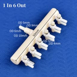 2/3/4/5/6Way Aquarium Air Pump Hose Splitter Oxygen Pipe Distributor Fish Tank Aeration Tube Air Flow Control Valve Accessories
